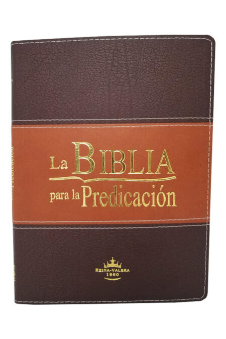 La Biblia para la Predicación RVR60 - Letra Grande, imitación piel duotone, indice, canto dorado (Spanish Edition)Leather Bound